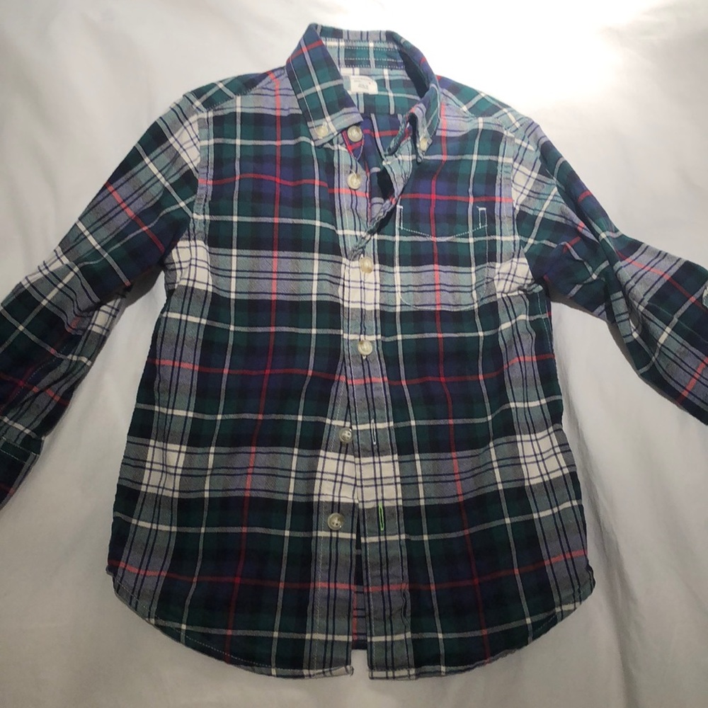 Crewcut tartan boys shirt size 3